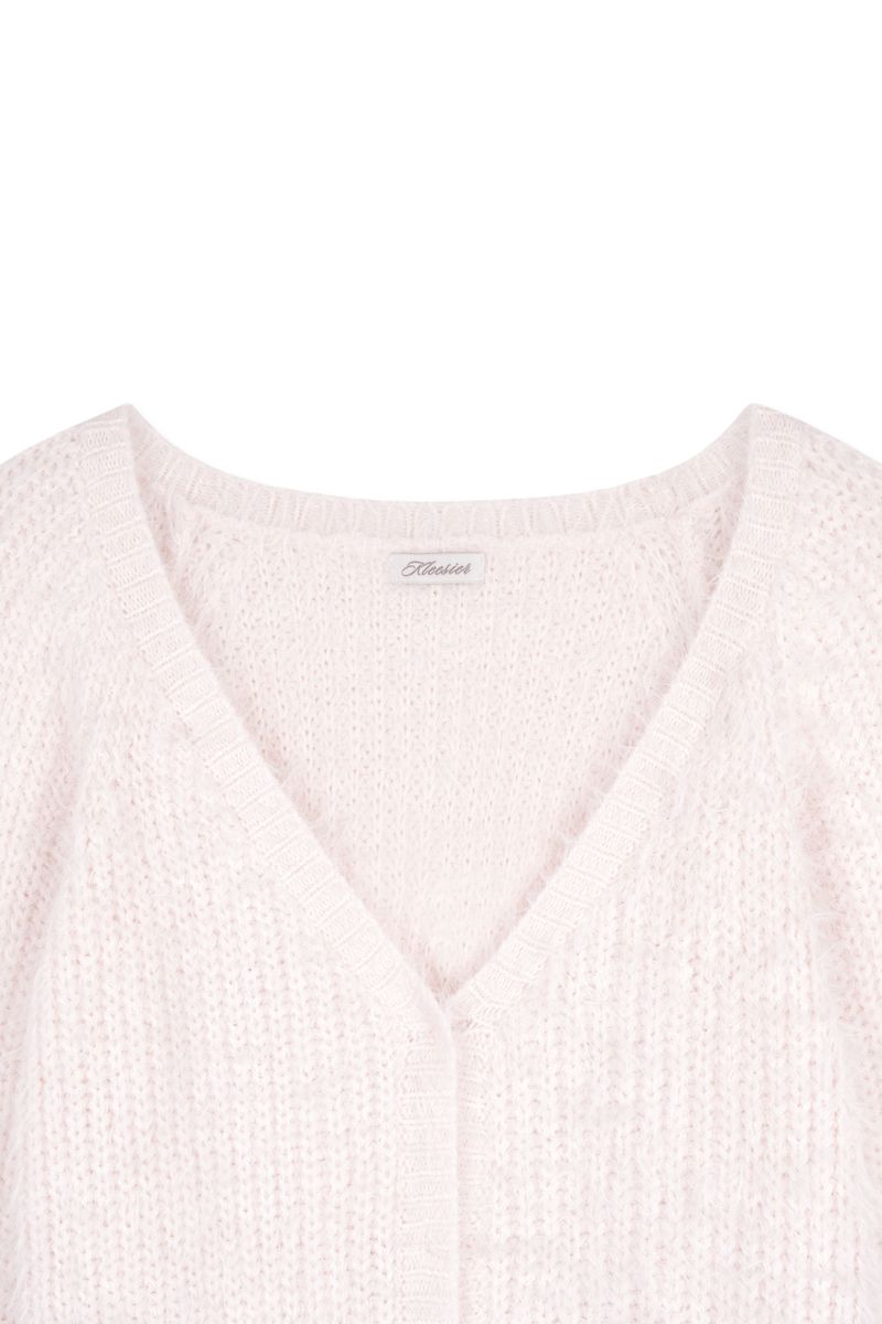Sugarplum hairy cardigan