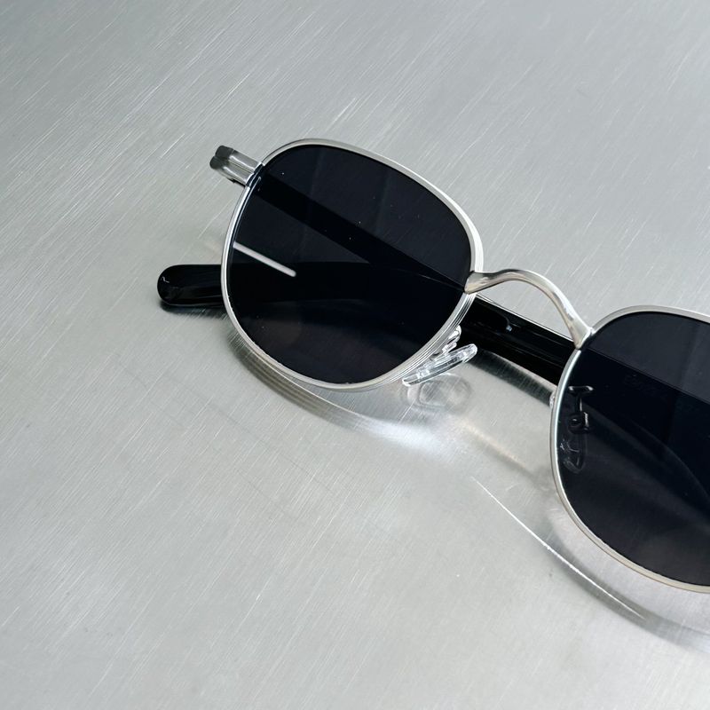 Silver Frame Glasses