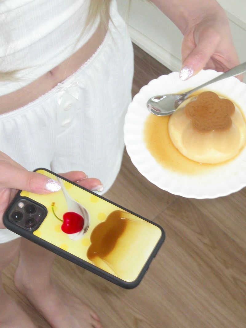 【マグセーフケース】 I ♥︎ Pudding Case