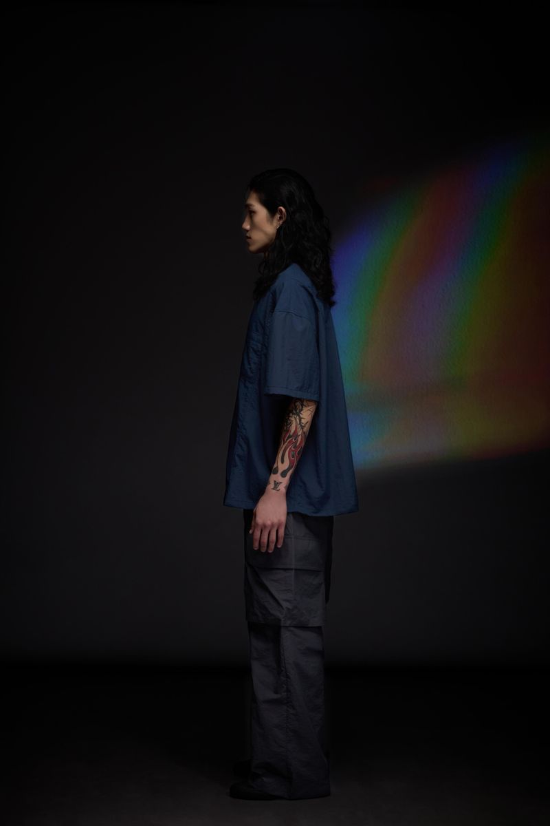 Asymmetric Cargo Pants