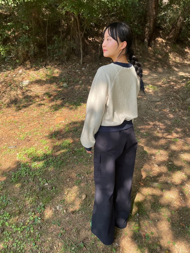 Workwear wide cargo pants