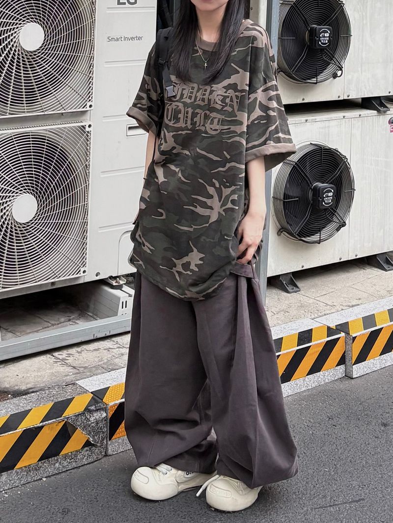 cotton snap balloon pants
