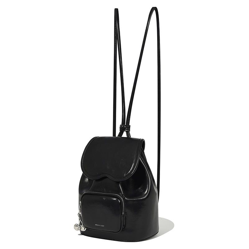 POCKET SIGNATURE BACKPACK [BLACK]