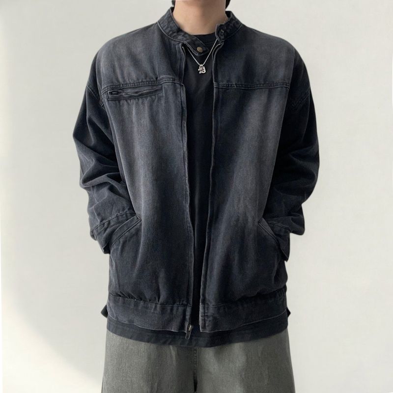 voarc（ボアク）の「Lark Vintage Washed Zip-Up Denim Jacket（Jackets/Outerwear）」