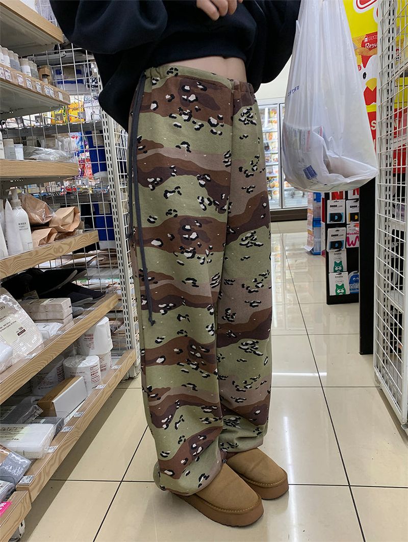 CAMOUFLAGE STRING PANTS (2C)