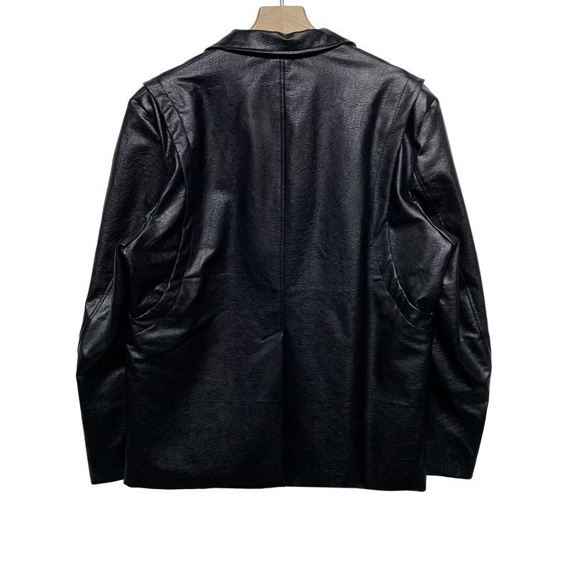 (UNISEX)ライニングレザーブレザー
