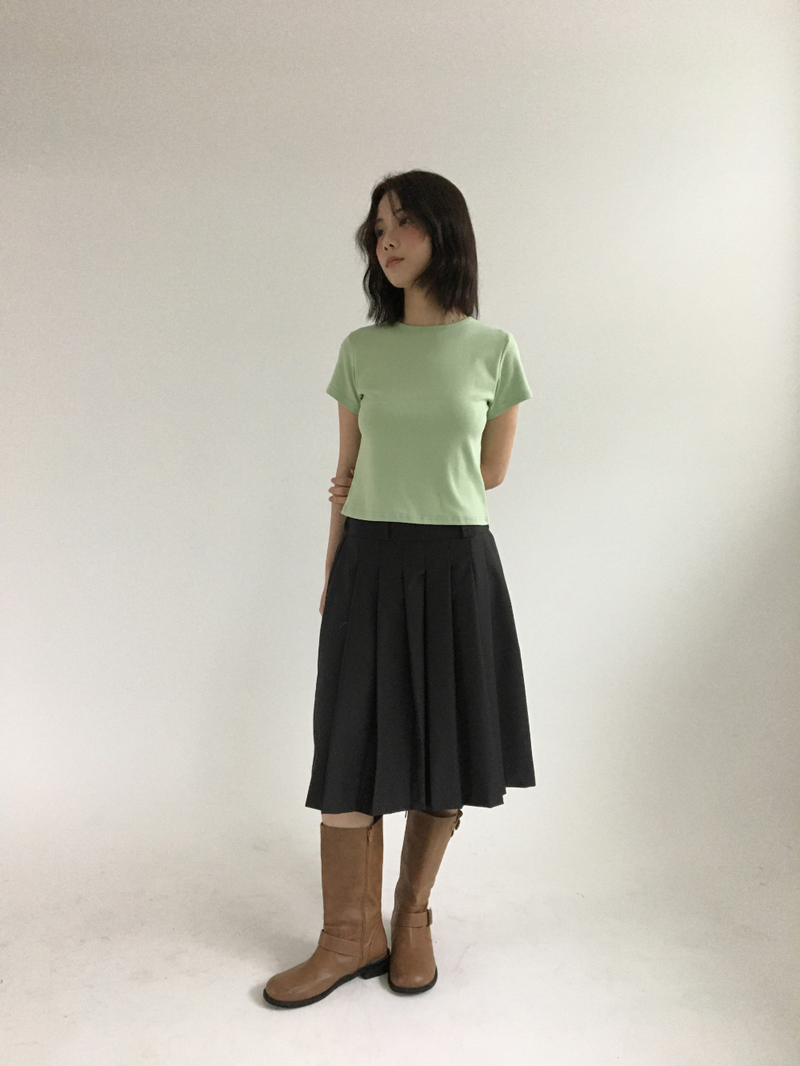 YWD PLEATS SKIRT (2color)