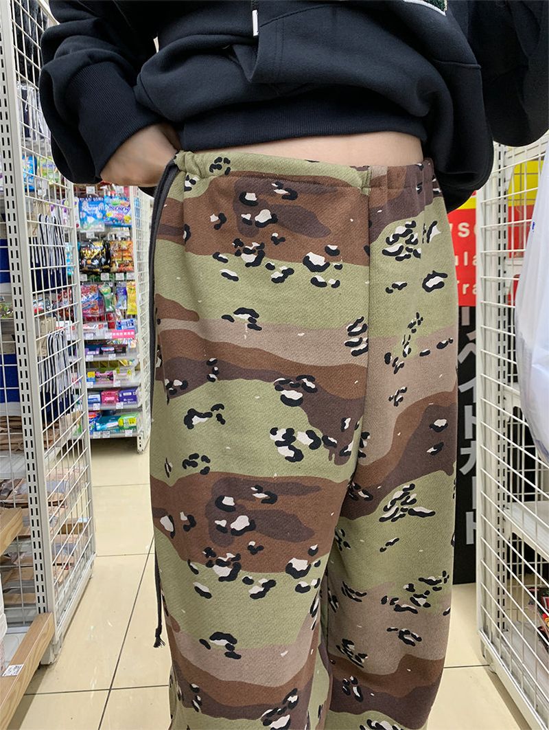 CAMOUFLAGE STRING PANTS (2C)