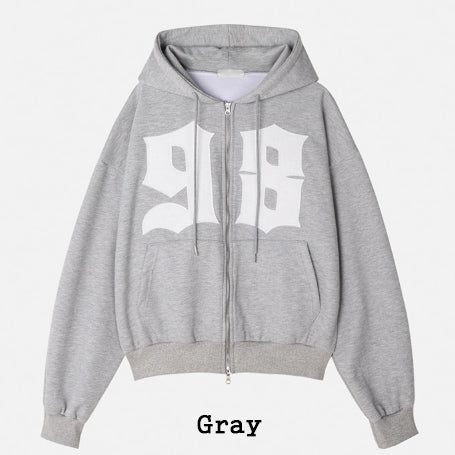Meliu 98 Crop Hood Zip-Up