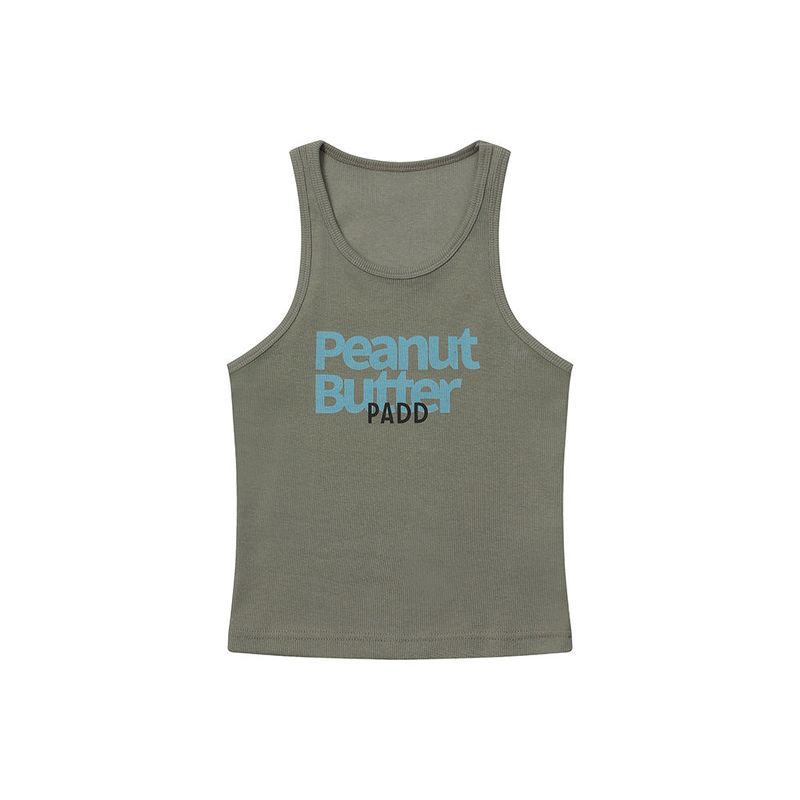 PADD（パード）の「スウィーティーリブクロップTシャツ(Khaki)（トップス）」