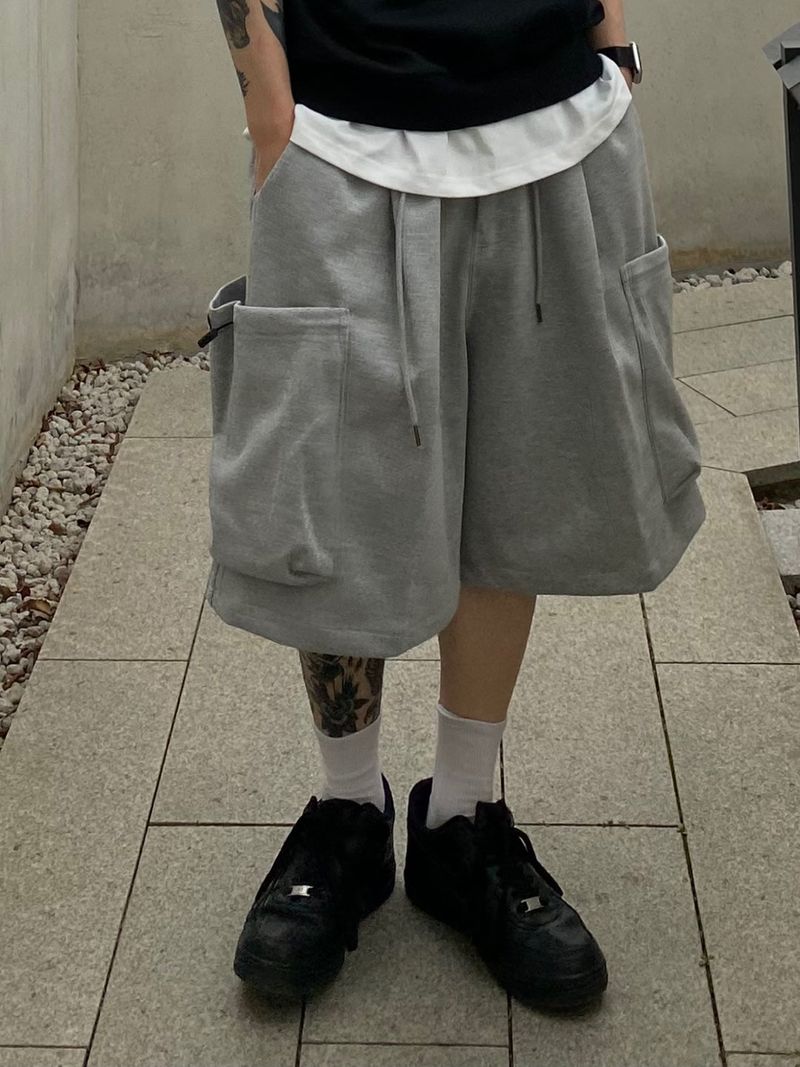 UNAIDUN(アネイダン)の「String big pocket half pants 3C(Pants)」
