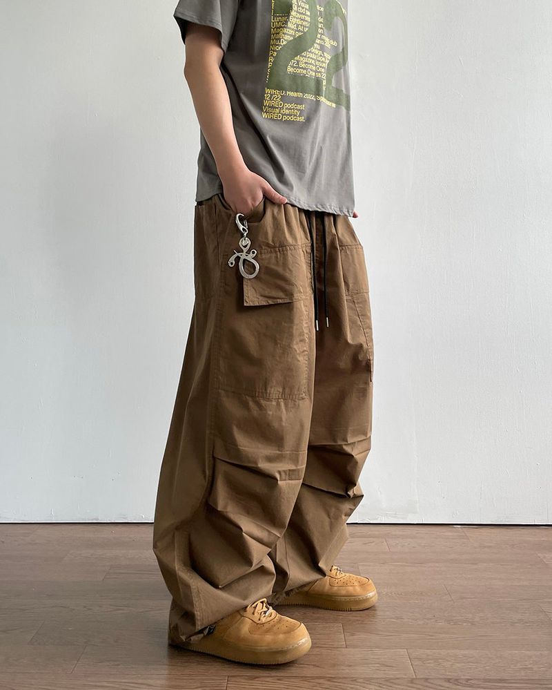 Deep Cargo Balloon Pants