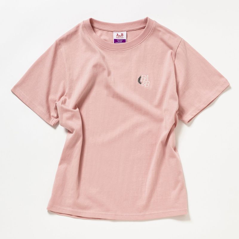 REGULAR FIT SMALL LOGO T-SHIRT_PINK