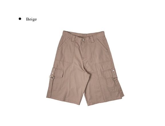 Coby Cargo Pocket Buckle Bermuda Pants