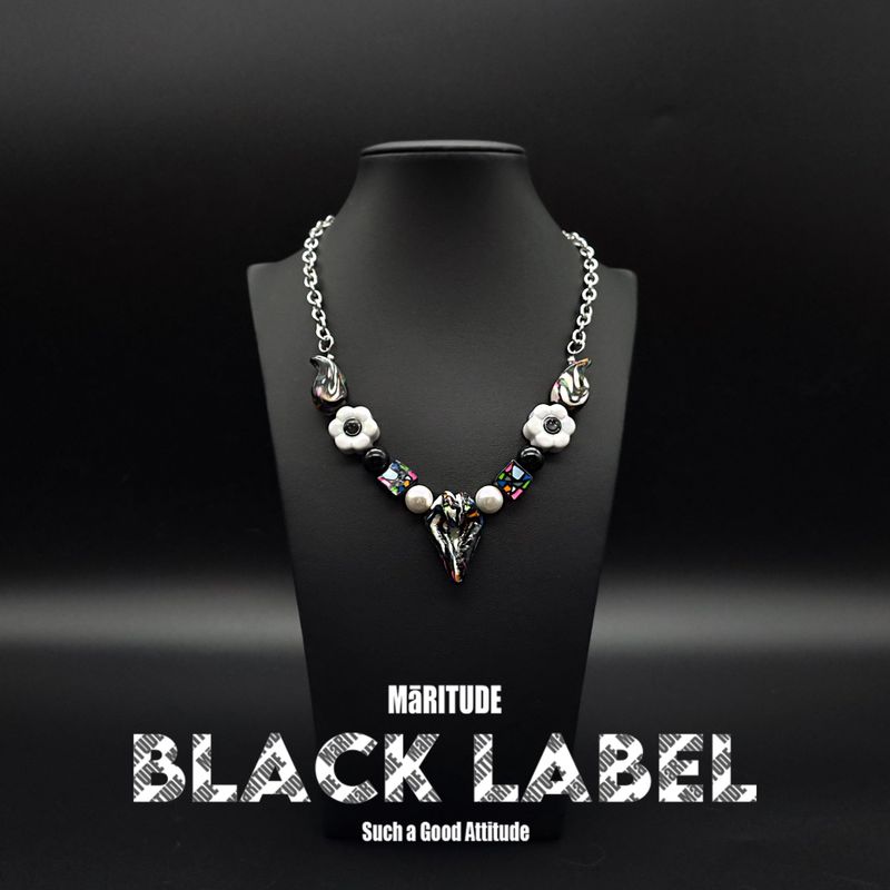 MaRITUDE（マリチュード）の「BLACK LABEL NAGINI NECKLACE (2COLOR)（Accessories）」