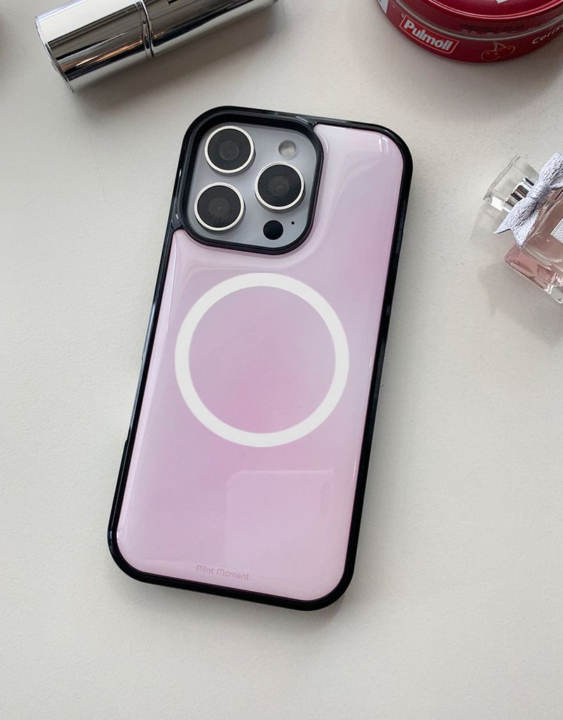 [MADE]チェリーブロッサム ブラックエポキシ MagSafe iPhoneケース