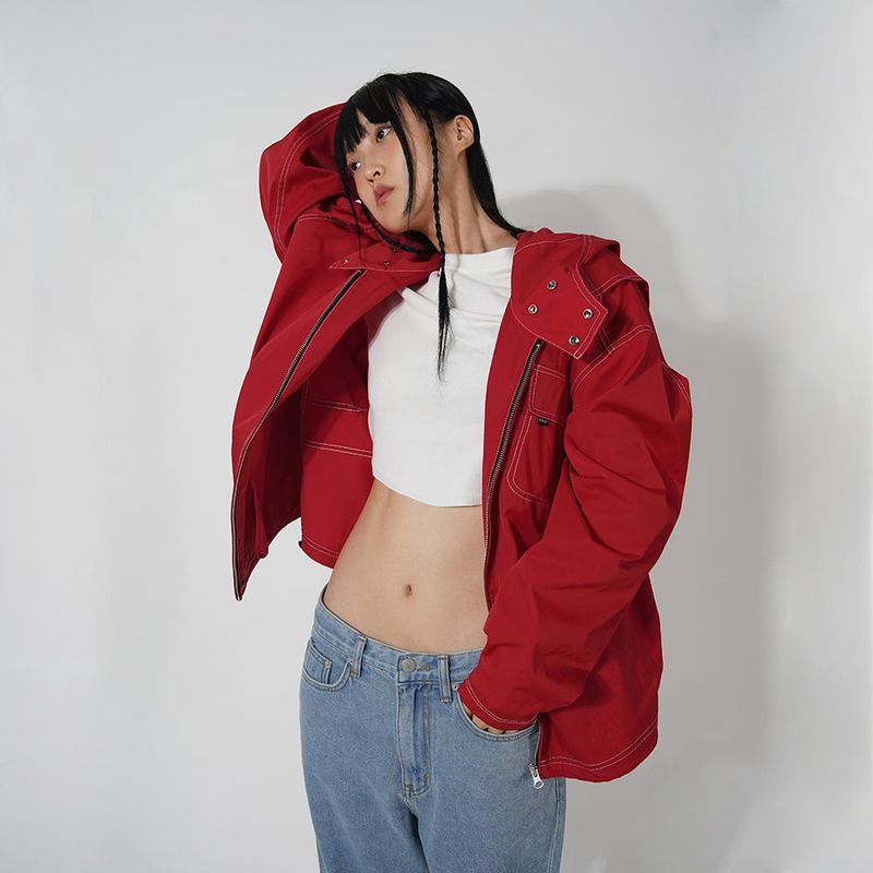 RUSTLE STITCH HOOD JP (3color!)
