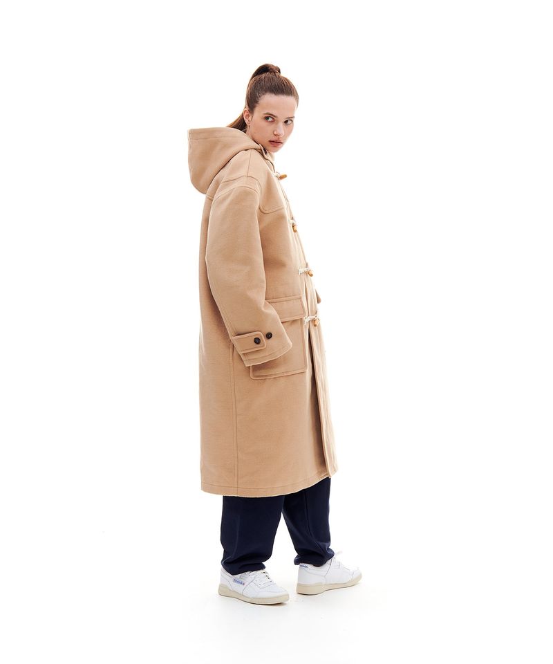 AB LONG DUFFLE COAT (BEIGE)