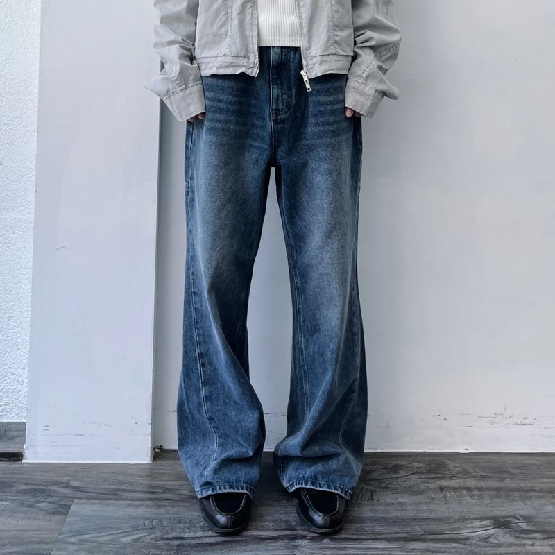 FADE MEET（フェードミート）の「フレアードウォッシュドデニムトラウザーズ（パンツ）」