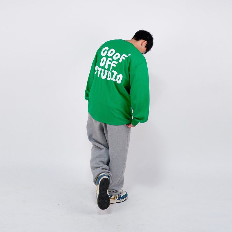 GF MAIN LOGO LONGSLEEVE - ( Green )
