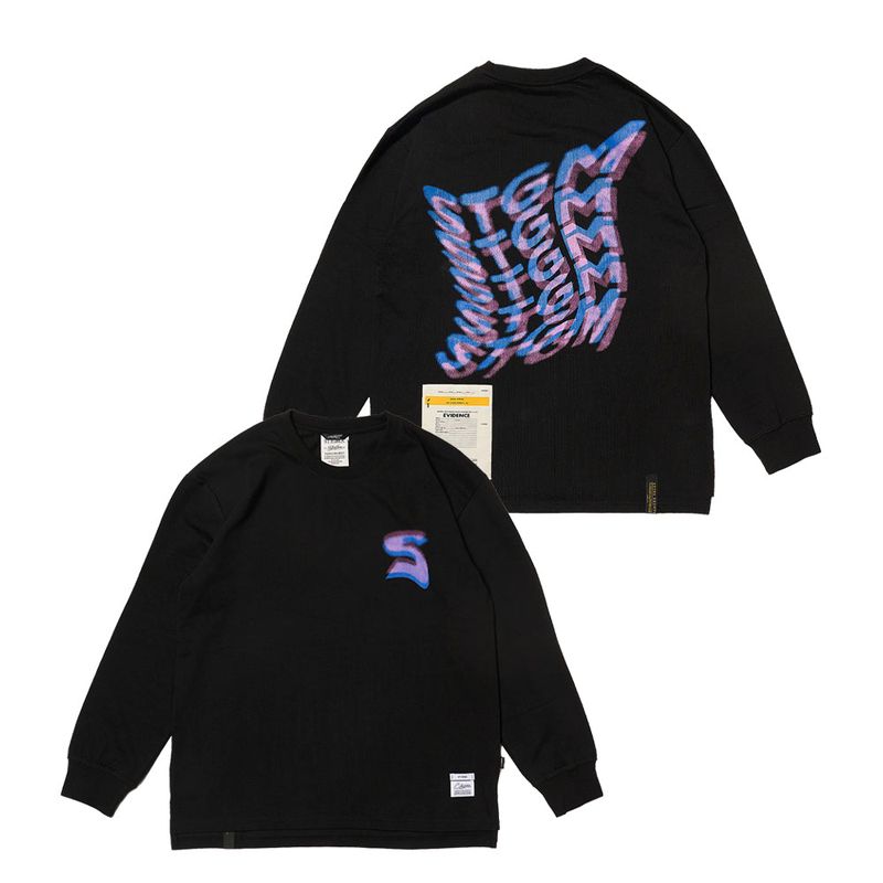 STIGMA(スティグマ)の「MAGIC OVERSIZED LONG SLEEVES T-SHIRTS BLACK / WHITE(Tops)」