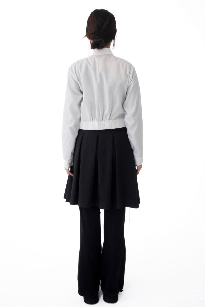  LINE BALANCE CROP SHIRT