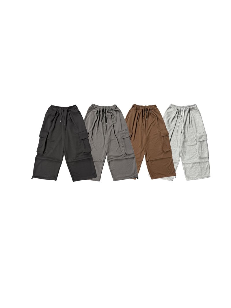 Ed Big Cargo Sweat Pants (4color)