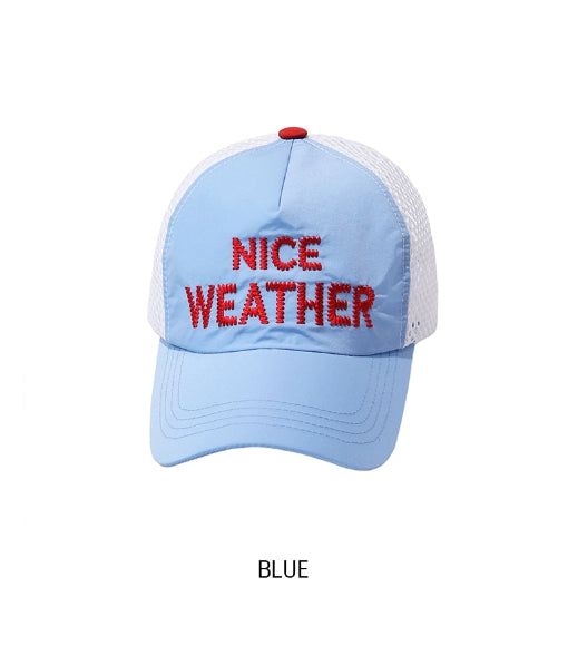 Weather String Mesh Ball Cap