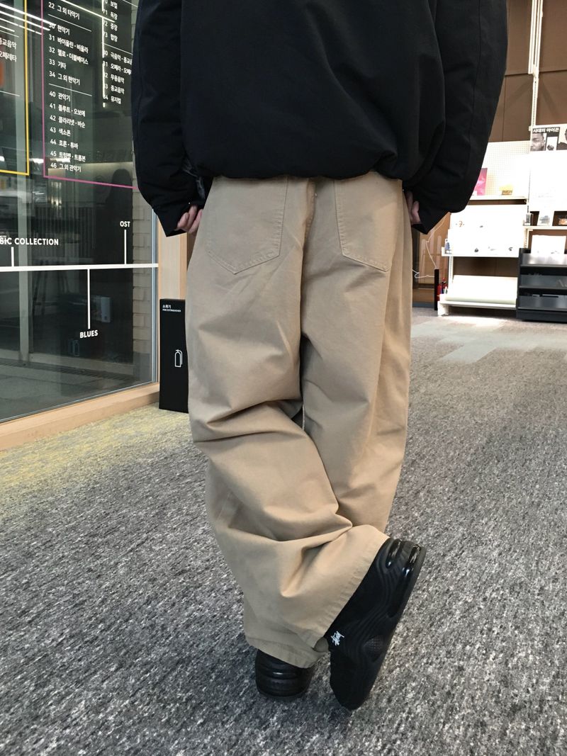 Cien Cotton Wide Balloon Pants 4C