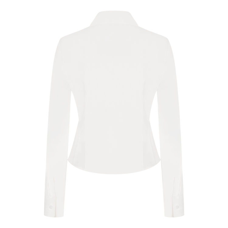 Ribbon Collar Blouse