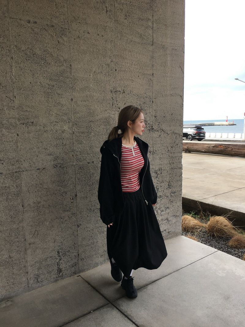 Very Striped Button Long Sleeve (3c)