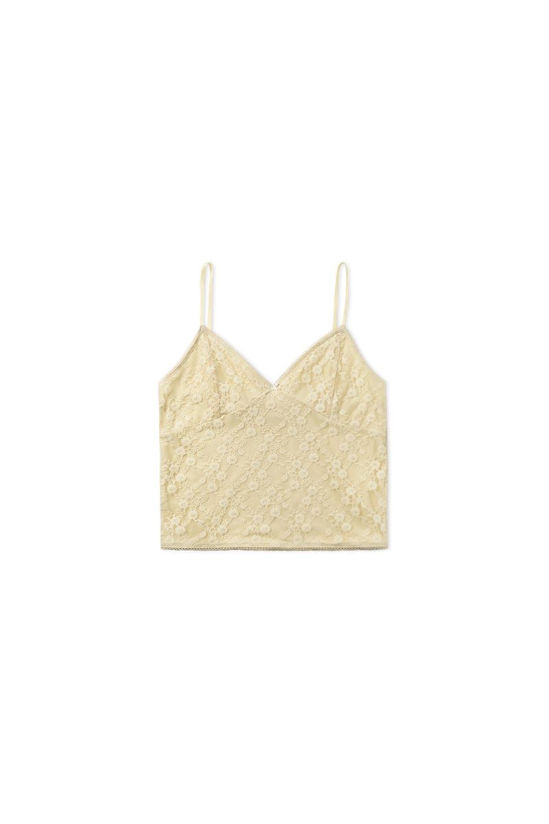 Lace slim sleeveless