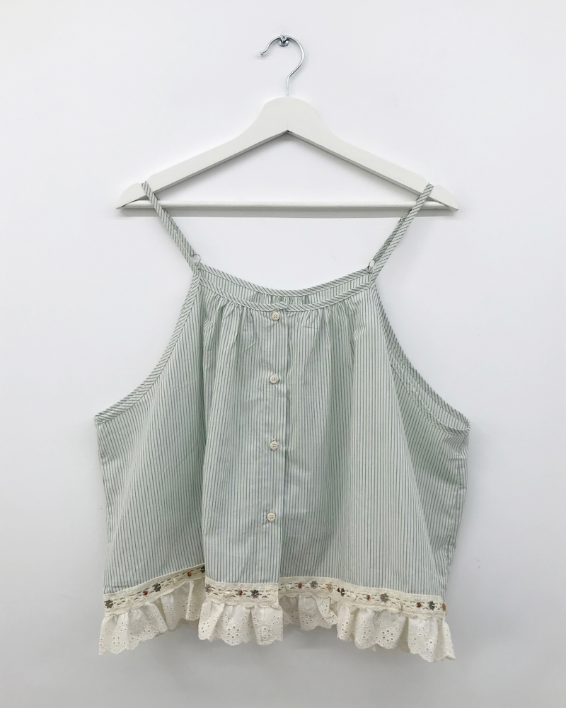 Clue Pearl Punched Bustier (2color)