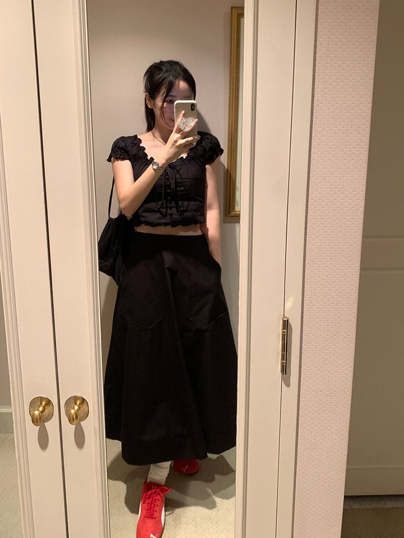 [MADE] POUTO COTTON LONG SKIRT