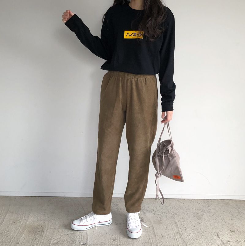 ふくだ  ハイボールロングtシャツ２