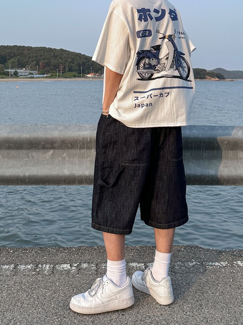 [Linen] Carpender Banding Bermuda Pants