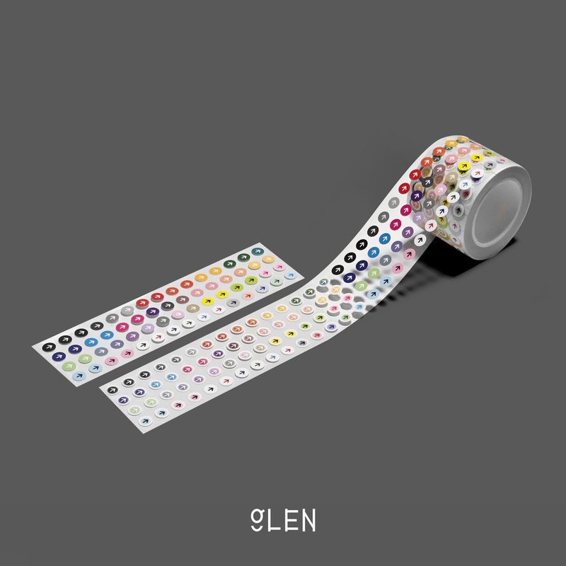 GLENの「ビニールミニサークルアローキスカットテープ（雑貨/ステーショナリー）」