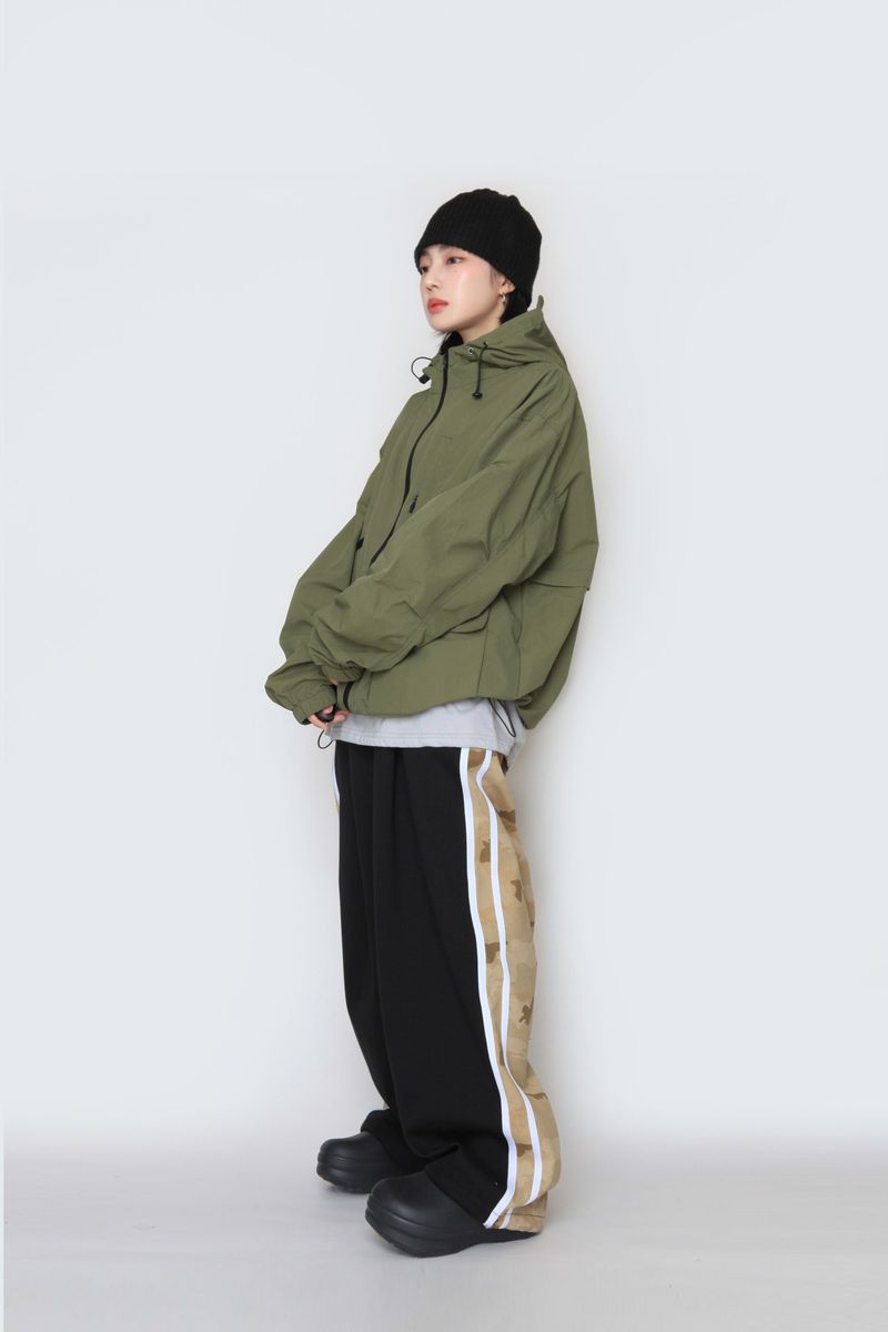 Pocket Hooded Windbreaker