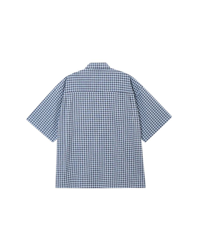 Overfit Nerd Check Shirt (2color)
