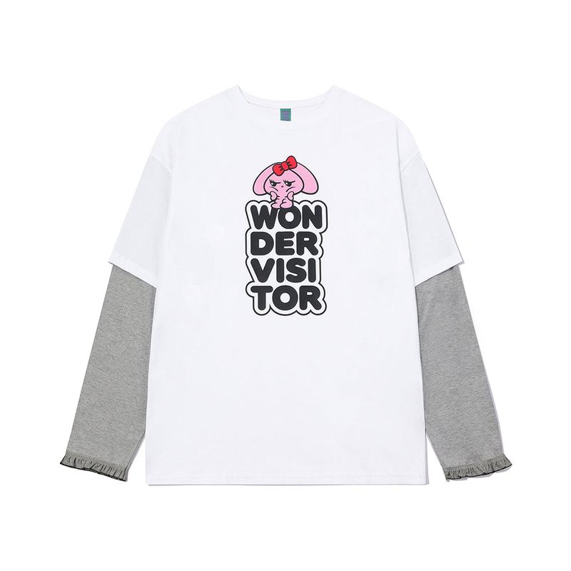 PPINTO Logo Layered frill LS-T [white]