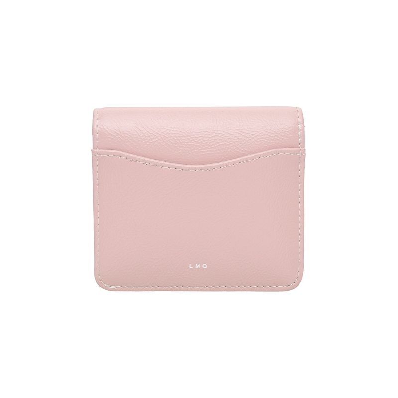 Daisy Photo Slot Half Wallet Bill Card Wallet babypink