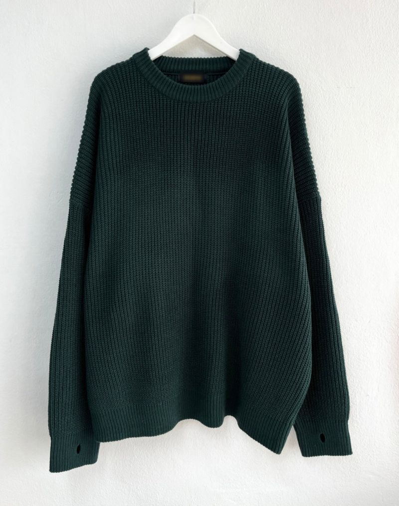 10.candy daily loosefit round knit