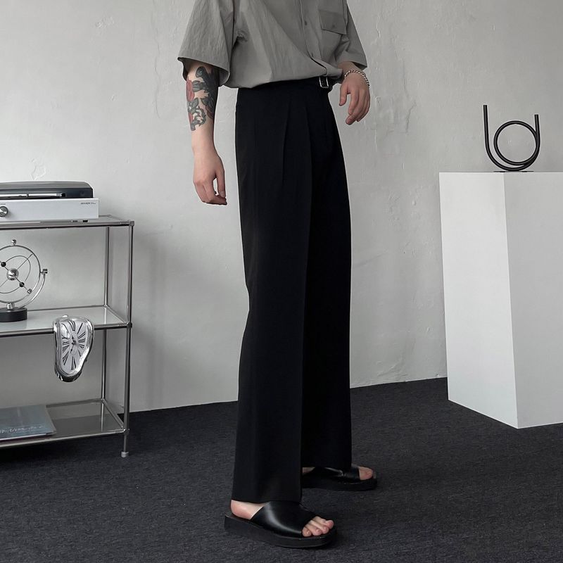 RG reverse two-tuck volume slacks (4 colors)