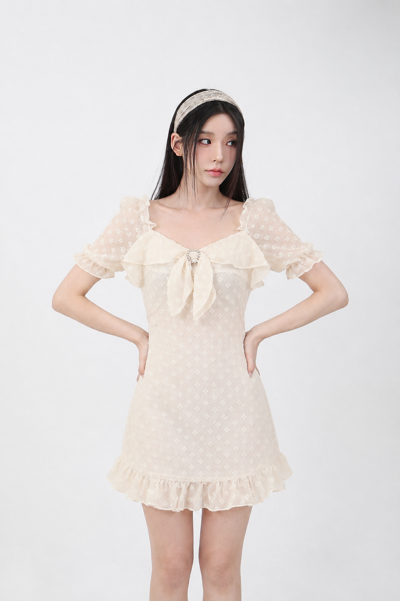 bloom shirring onepiece