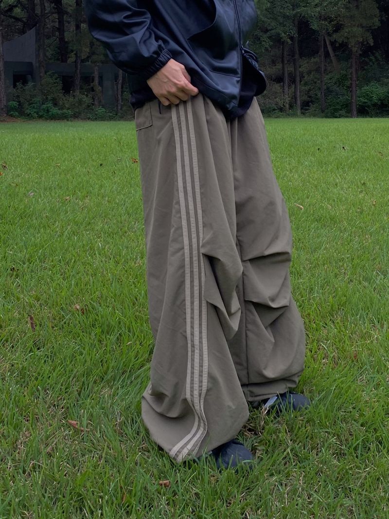Triple Tape Parachute Nylon Pants 2C