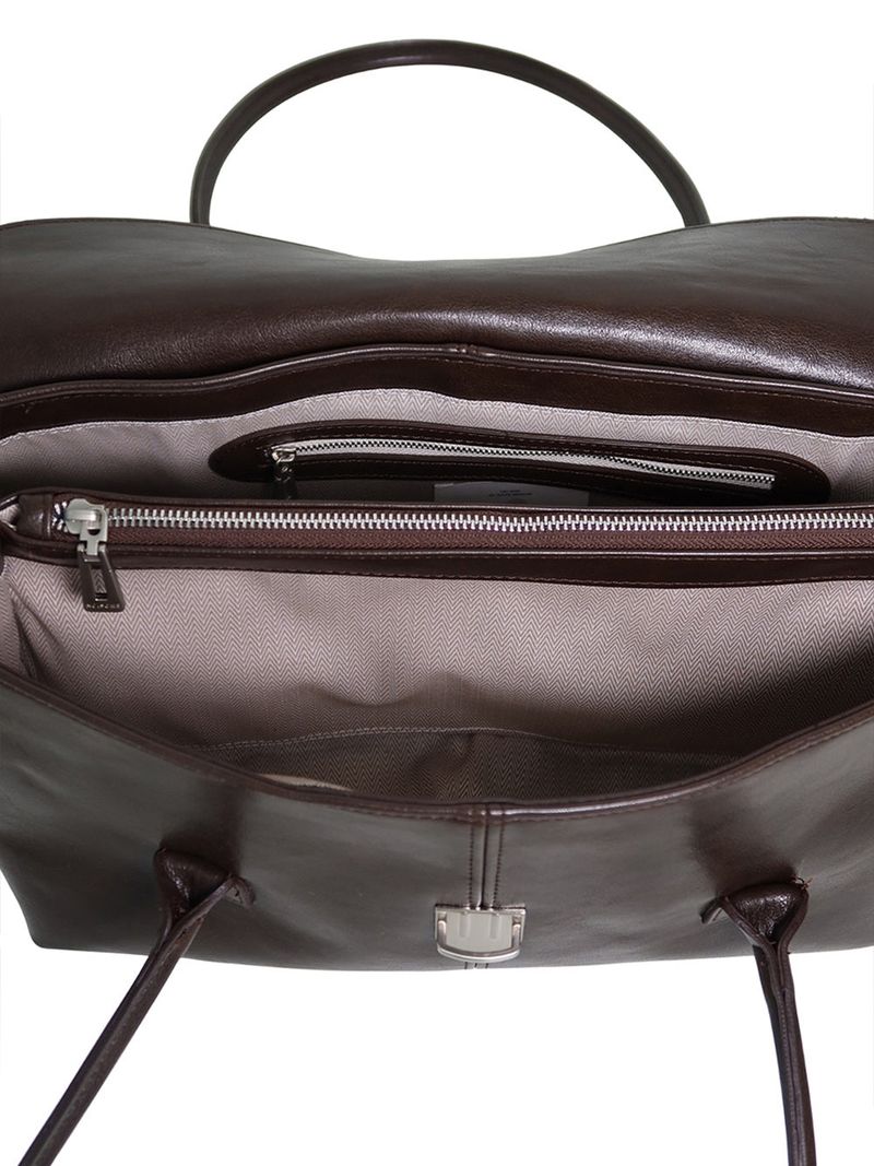 MADE_Arc Flap Long Handle Bag / MOCHA BROWN