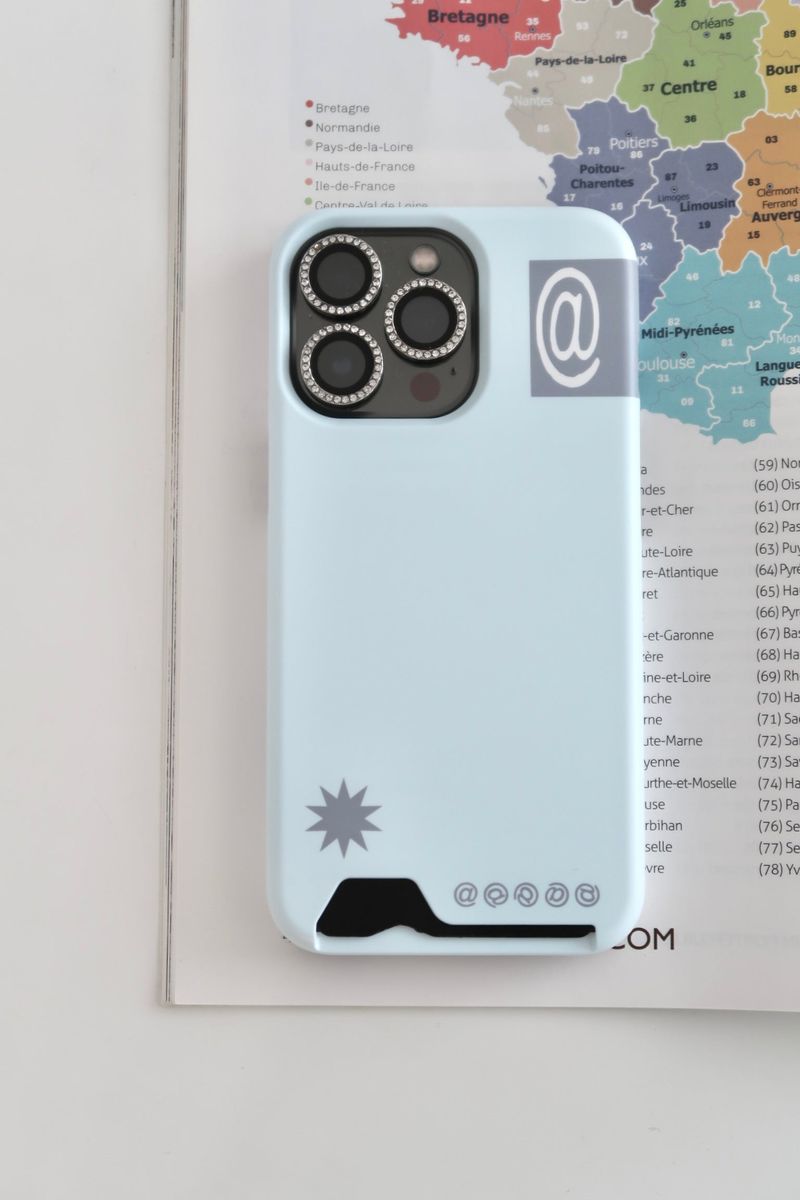 [MADE] at sign card case (sky blue)