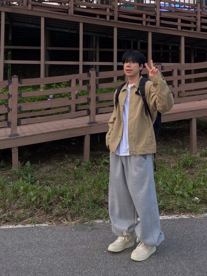 Avang Balloon Sweat Jogger Pants 4C