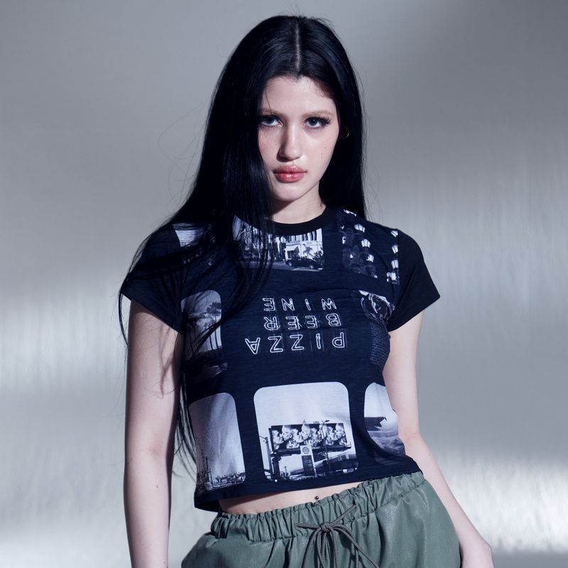 LA CALI CROP T-SHIRTS