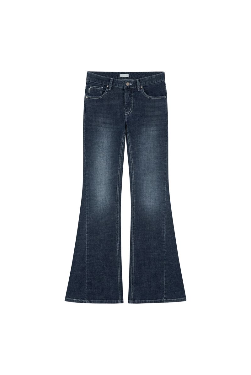 Kleesier（クリーシーア）の「Tiffany bootcut jeans, Deep blue（Pants）」